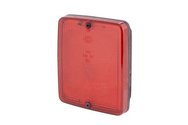 Achterl 134x112mm rood glas GGVS VPE: 1