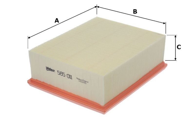VALEO Gaisa filtrs 585011