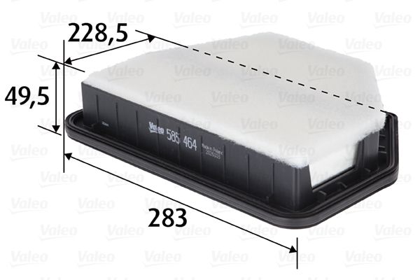VALEO Gaisa filtrs 585464