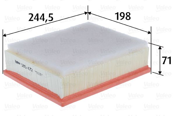 VALEO Gaisa filtrs 585472