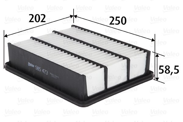 VALEO Gaisa filtrs 585473