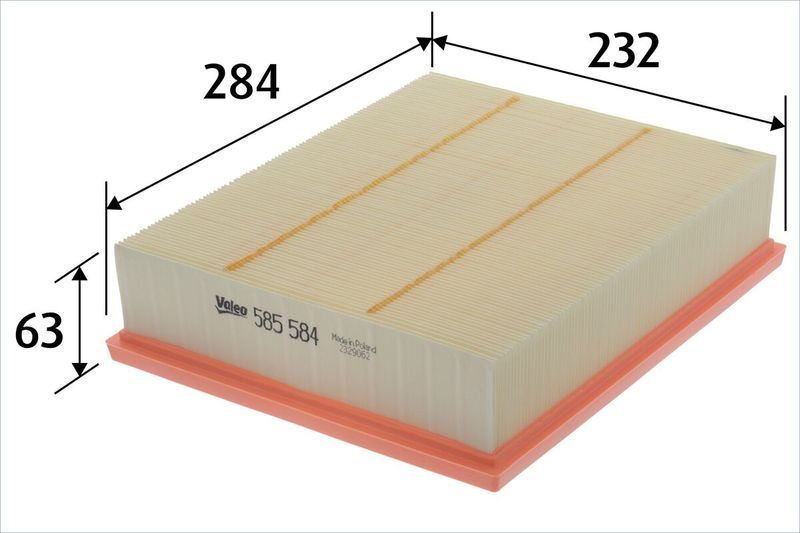VALEO Gaisa filtrs 585584
