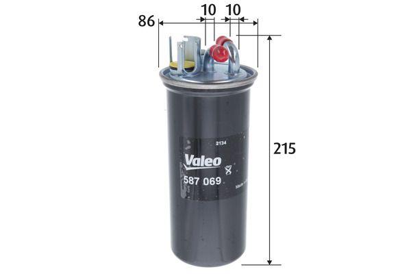 VALEO Degvielas filtrs 587069