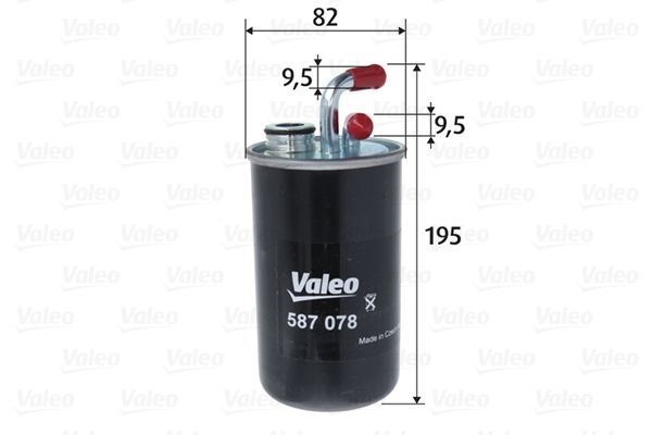 VALEO Degvielas filtrs 587078