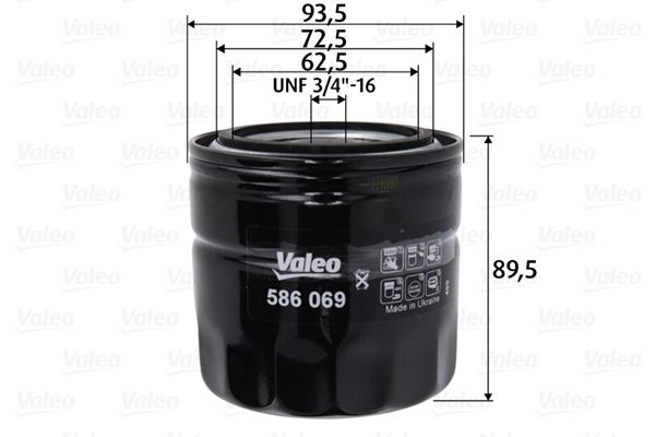 VALEO Eļļas filtrs 586069