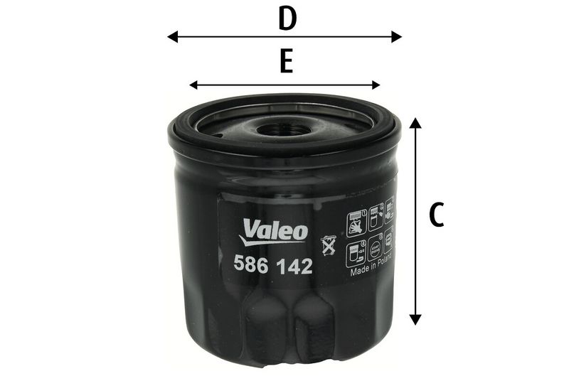 VALEO Eļļas filtrs 586142
